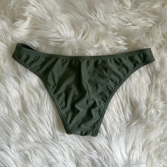 2 piece women’s green bikini size small - Picture 5 of 8